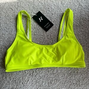 HALARA Women’s Solid U Neck Bikini Top Swim